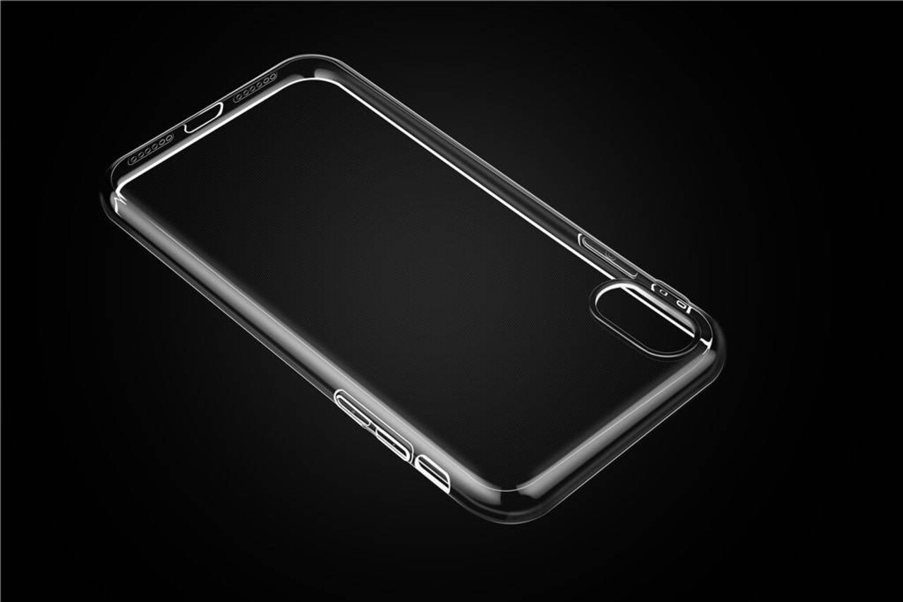 Silicone case for iPhone XR - Transparent