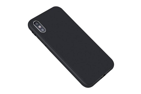 Silikonhülle für iPhone Xs Max - Schwarz Silikonhülle für iPhone Xs Max - Schwarz