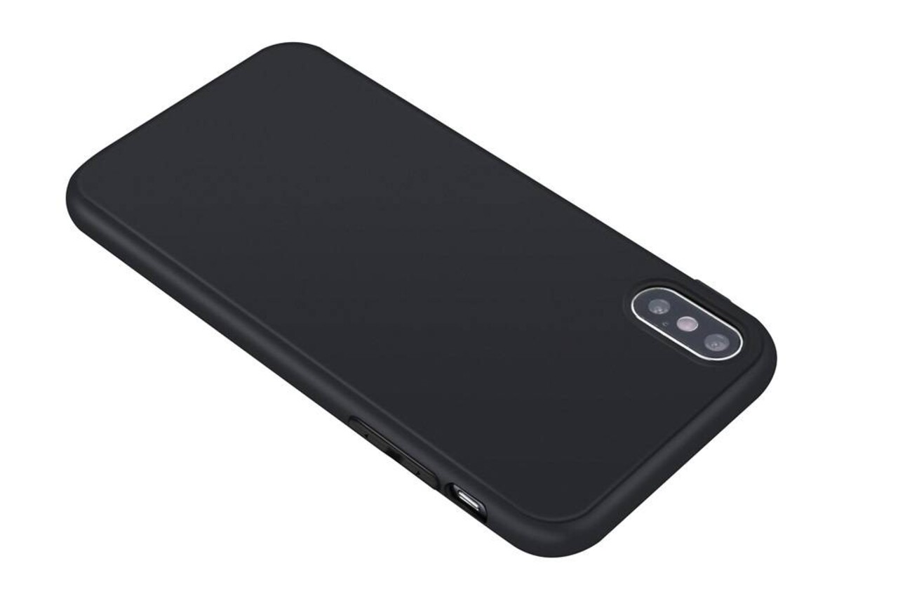 Silikonhülle für iPhone Xs Max - Schwarz Silikonhülle für iPhone Xs Max - Schwarz