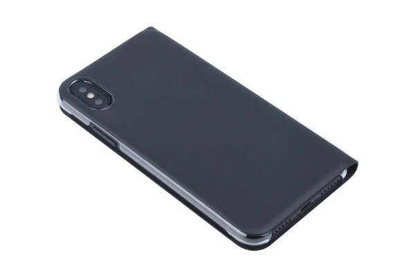 Zwart hoesje iPhone X-Xs - Book Case - Pasjeshouder - Magneetsluiting Zwart hoesje iPhone X-Xs - Book Case - Pasjeshouder - Magneetsluiting