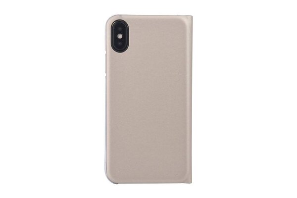 Apple iPhone X; iPhone Xs Titulaire de la carte Or Book type housse - Fermeture magnétique Apple iPhone X; iPhone Xs Titulaire de la carte Or Book type housse - Fermeture magnétique