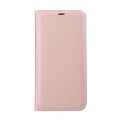 Apple iPhone X; iPhone Xs Kartenhalter Pink Book-Case hul -Magnetverschluss - Kunststof;TPU