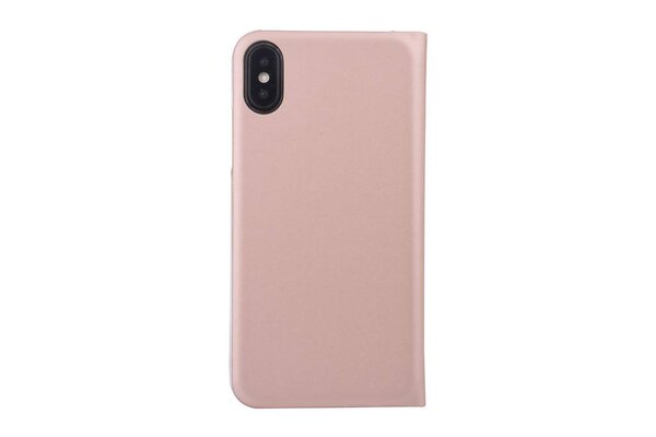 Roze hoesje voor de iPhone X-Xs - Book Case - Pasjeshouder - Magneetsluiting Roze hoesje voor de iPhone X-Xs - Book Case - Pasjeshouder - Magneetsluiting