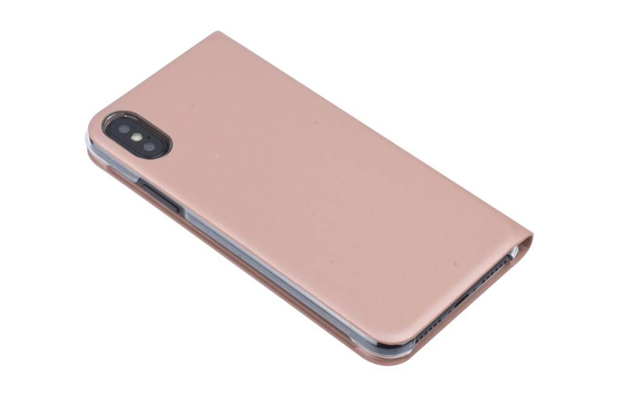 Roze hoesje voor de iPhone X-Xs - Book Case - Pasjeshouder - Magneetsluiting Roze hoesje voor de iPhone X-Xs - Book Case - Pasjeshouder - Magneetsluiting