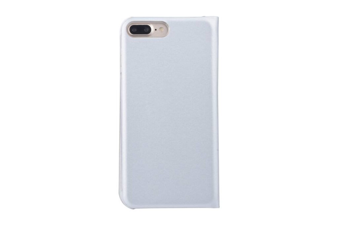 Apple iPhone 8 Plus Kartenhalter Silber Book-Case hul - TPU Apple iPhone 8 Plus Kartenhalter Silber Book-Case hul - TPU