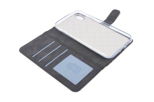 Goud hoesje voor iPhone XR - Book Case - Pasjeshouder - Magneetsluiting Goud hoesje voor iPhone XR - Book Case - Pasjeshouder - Magneetsluiting