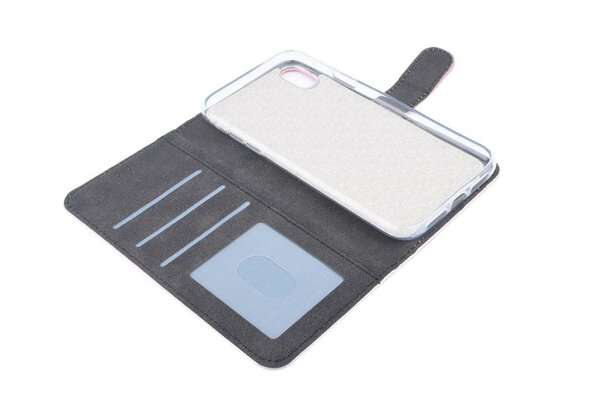 Roze hoesje voor iPhone XR - Book Case - Pasjeshouder - Magneetsluiting