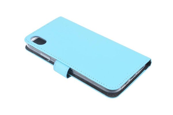 Apple iPhone XR Card holder Blue Book type case for iPhone XR Magnetic closure Apple iPhone XR Card holder Blue Book type case for iPhone XR Magnetic closure