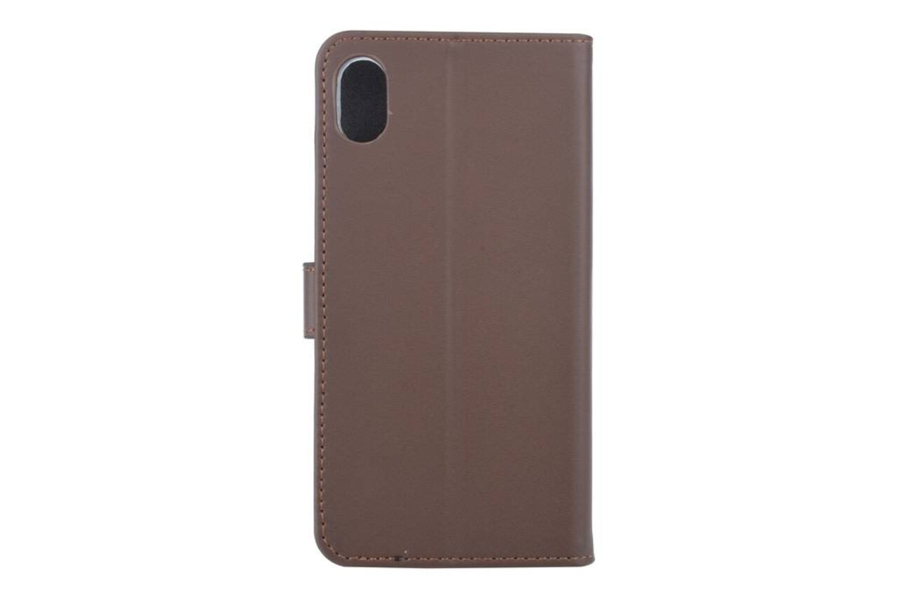 Apple iPhone XR Titulaire de la carte Marron Book type housse - Fermeture magnétique Apple iPhone XR Titulaire de la carte Marron Book type housse - Fermeture magnétique