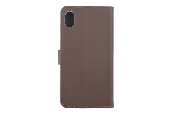 Apple iPhone XR Titulaire de la carte Marron Book type housse - Fermeture magnétique Apple iPhone XR Titulaire de la carte Marron Book type housse - Fermeture magnétique