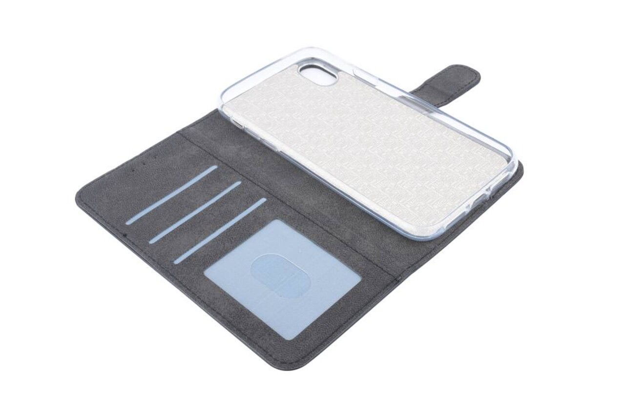 Apple iPhone XS Max Kartenhalter Schwarz Book-Case hul -Magnetverschluss - Kunststof;TPU Apple iPhone XS Max Kartenhalter Schwarz Book-Case hul -Magnetverschluss - Kunststof;TPU