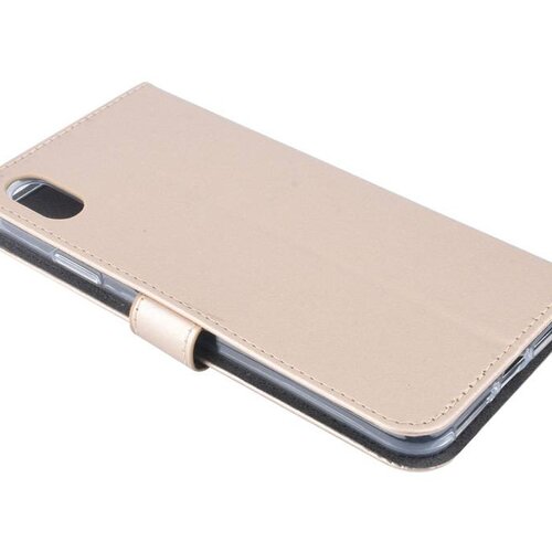 Goud hoesje voor iPhone Xs Max - Book Case - Pasjeshouder - Magneetsluiting
