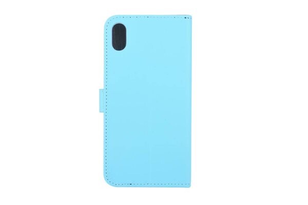 Blauw hoesje voor iPhone Xs Max - Book Case - Pasjeshouder - Magneetsluiting Blauw hoesje voor iPhone Xs Max - Book Case - Pasjeshouder - Magneetsluiting