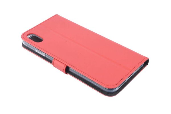 Apple iPhone XS Max Card holder Red Book type case for iPhone XS Max Magnetic closure Apple iPhone XS Max Card holder Red Book type case for iPhone XS Max Magnetic closure