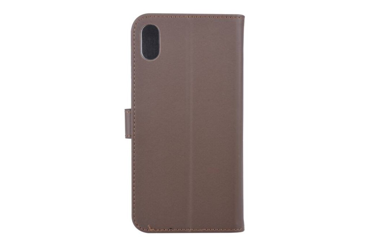 Bruin hoesje voor iPhone Xs Max - Book Case - Pasjeshouder - Magneetsluiting Bruin hoesje voor iPhone Xs Max - Book Case - Pasjeshouder - Magneetsluiting
