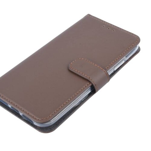 Bruin hoesje voor iPhone Xs Max - Book Case - Pasjeshouder - Magneetsluiting