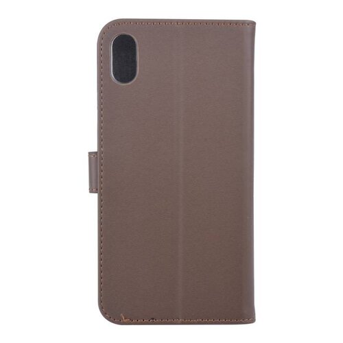 Bruin hoesje voor iPhone Xs Max - Book Case - Pasjeshouder - Magneetsluiting