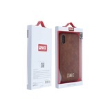 UNIQ Accessory UNIQ Accessory iPhone XR Back cover Kunstleer Hard Case - Bruin UNIQ Accessory UNIQ Accessory iPhone XR Back cover Kunstleer Hard Case - Bruin