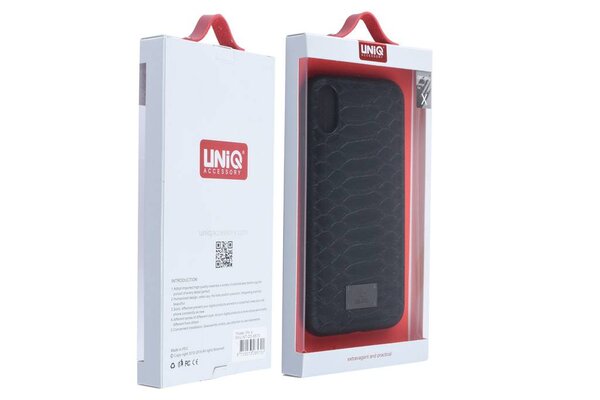 UNIQ Accessory Backcover für iPhone X - Schwarz (8719273285701) UNIQ Accessory Backcover für iPhone X - Schwarz (8719273285701)