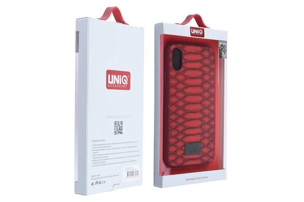 UNIQ Accessory Backcover für iPhone X - Rot (8719273285725) UNIQ Accessory Backcover für iPhone X - Rot (8719273285725)