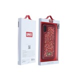 UNIQ Accessory UNIQ Accessory iPhone X-Xs Hard Case Backcover glitter - Rood UNIQ Accessory UNIQ Accessory iPhone X-Xs Hard Case Backcover glitter - Rood