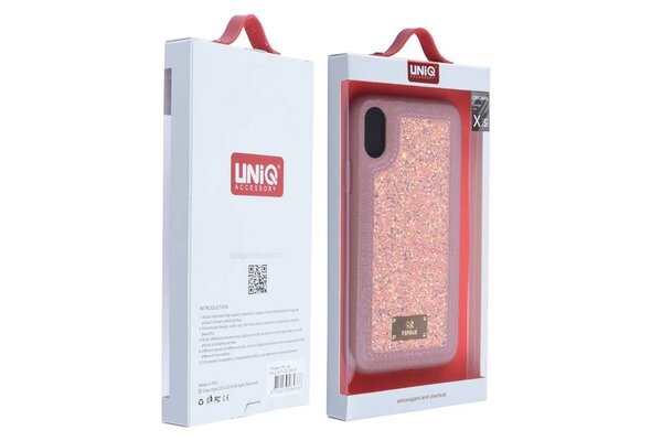 UNIQ Accessory UNIQ Accessory Backcover voor Apple iPhone Xs - Roze UNIQ Accessory UNIQ Accessory Backcover voor Apple iPhone Xs - Roze