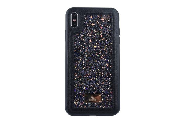 UNIQ Accessory UNIQ Accessory iPhone Xs Max Hard Case Backcover glitter - Zwart UNIQ Accessory UNIQ Accessory iPhone Xs Max Hard Case Backcover glitter - Zwart