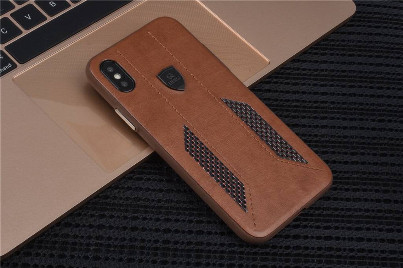 UNIQ Accessory Backcover for iPhone X - Brown (8719273284209) UNIQ Accessory Backcover for iPhone X - Brown (8719273284209)