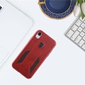 UNIQ Accessory UNIQ Accessory iPhone XR Kunstleer Hard Case Back cover - Rood