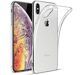 Silicone case for Apple iPhone X - Clear (8719273253571)