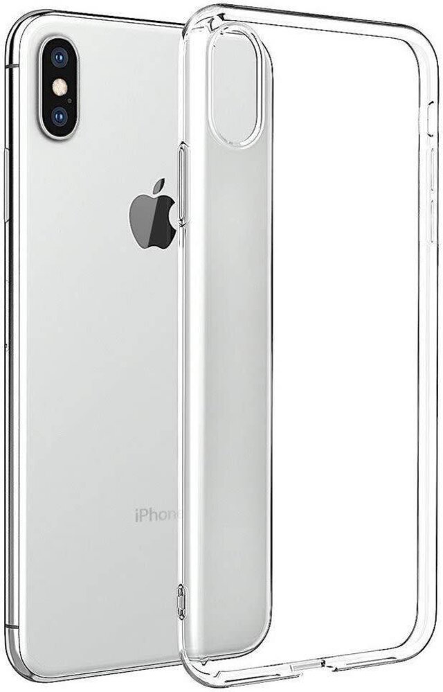 Silicone case for Apple iPhone X - Clear (8719273253571)