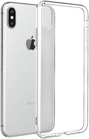 Silicone case for Apple iPhone X - Clear (8719273253571)