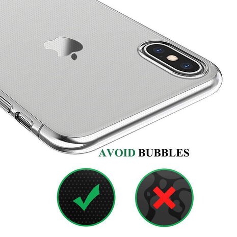 Silicone case for Apple iPhone X - Clear (8719273253571)