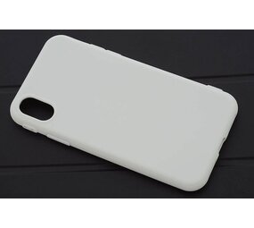 Silicone case Business for Apple iPhone X - White (8719273252208)
