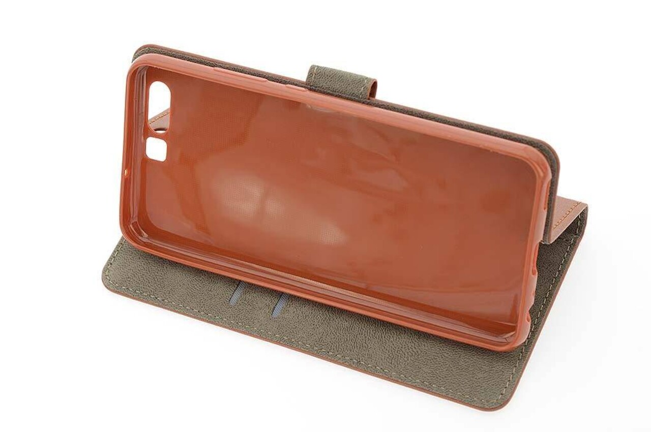 Bruin hoesje Huawei P10 - Book Case - Pasjeshouder - Magneetsluiting Bruin hoesje Huawei P10 - Book Case - Pasjeshouder - Magneetsluiting