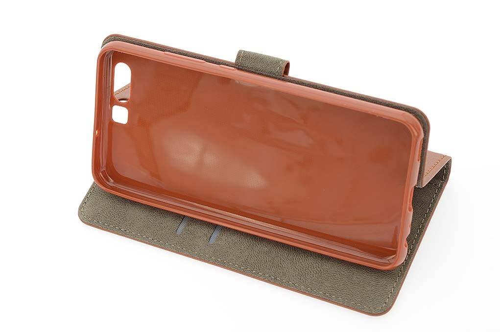 Bruin hoesje Huawei P10 - Book Case - Pasjeshouder - Magneetsluiting, foto 6 van 6