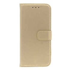 Huawei  P20 Kartenhalter Gold Book-Case hul -Magnetverschluss - Kunststof;TPU