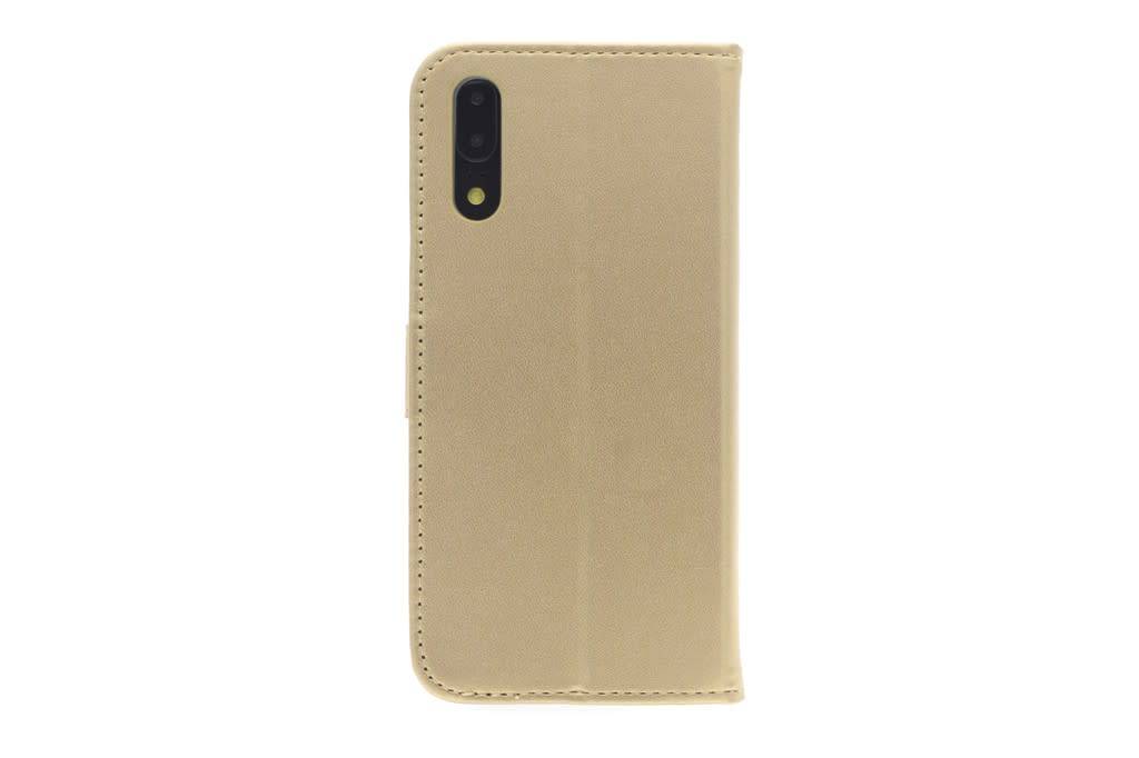 Goud hoesje Huawei P20 - Book Case - Pasjeshouder - Magneetsluiting, foto 2 van 6