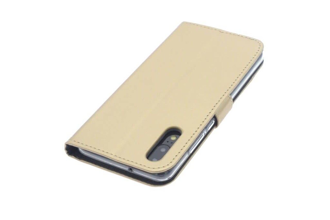 Huawei P20 Titulaire de la carte Or Book type housse - Fermeture magnétique Huawei P20 Titulaire de la carte Or Book type housse - Fermeture magnétique