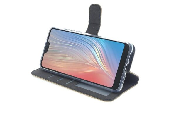 Goud hoesje Huawei P20 - Book Case - Pasjeshouder - Magneetsluiting Goud hoesje Huawei P20 - Book Case - Pasjeshouder - Magneetsluiting