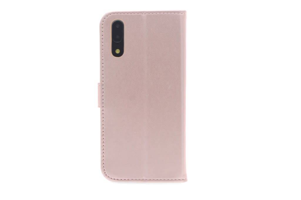 Roze hoesje Huawei P20 - Book Case - Pasjeshouder - Magneetsluiting, foto 2 van 6