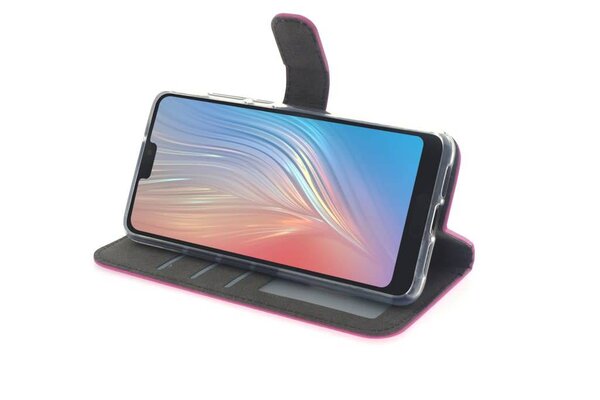 Huawei P20 Card holder Pink Book type case for P20 Magnetic closure Huawei P20 Card holder Pink Book type case for P20 Magnetic closure