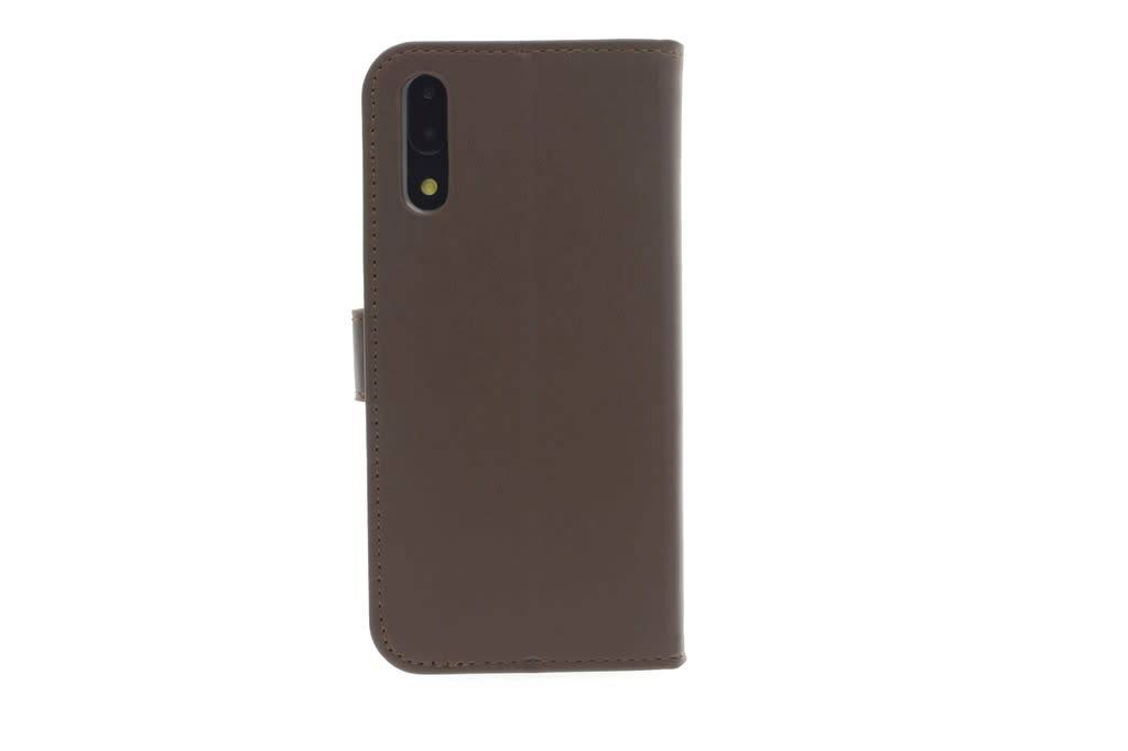 Bruin hoesje Huawei P20 - Book Case - Pasjeshouder - Magneetsluiting, foto 6 van 6