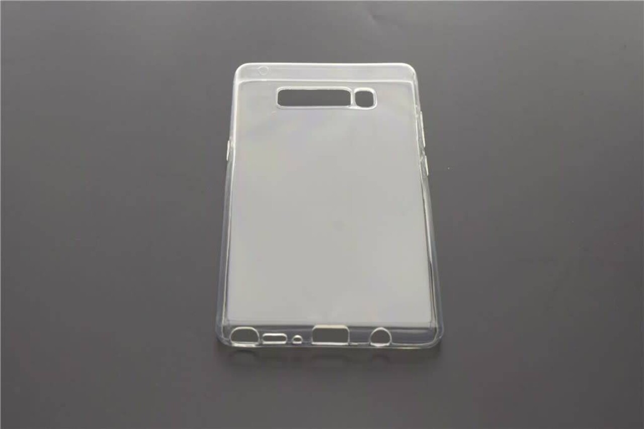 Silicone case for Samsung Galaxy Note 8 - Clear (8719273256367)