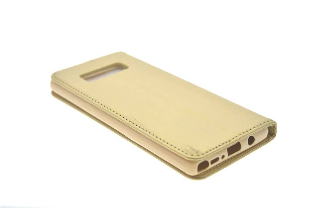 Goud hoesje Samsung Galaxy Note8 Book Case - Pasjeshouder - Magneetsluiting (N950F), foto 6 van 6