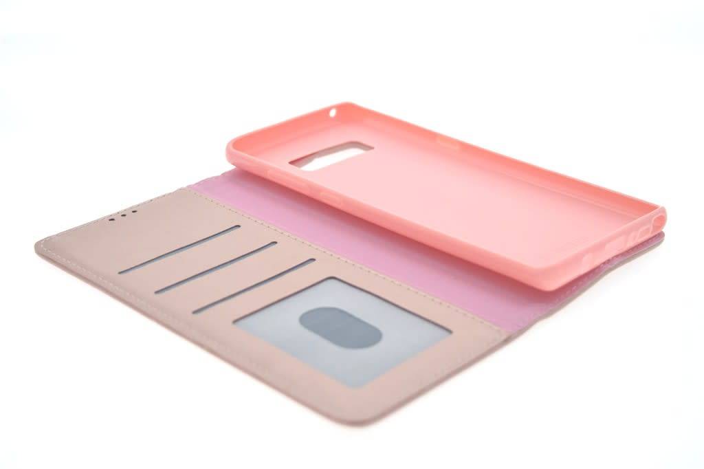 Roze hoesje voor Samsung Galaxy Note8 Book Case - Pasjeshouder - Magneetsluiting (N950F), foto 3 van 6