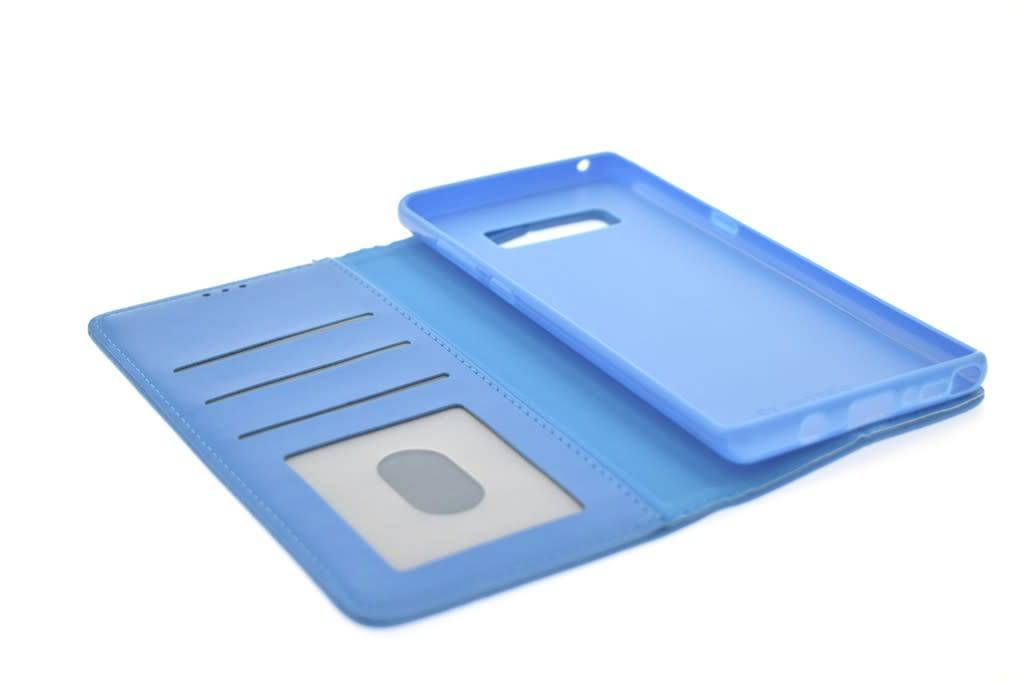 Blauw hoesje voor Samsung Galaxy Note8 Book Case - Pasjeshouder - Magneetsluiting (N950F), foto 3 van 6