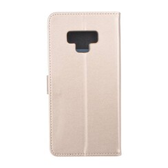 Samsung Galaxy Note9 Kartenhalter Gold Book-Case hul -Magnetverschluss - Kunststof;TPU