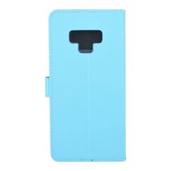 Samsung Galaxy Note9 Kartenhalter Blau Book-Case hul -Magnetverschluss - Kunststof;TPU