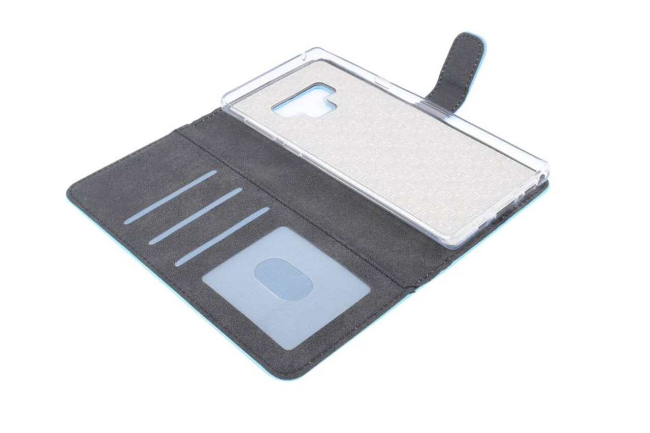Samsung Galaxy Note9 Card holder Blue Book type case for Galaxy Note9 Magnetic closure Samsung Galaxy Note9 Card holder Blue Book type case for Galaxy Note9 Magnetic closure